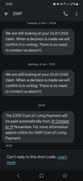 DLA Wait Times - Part 27