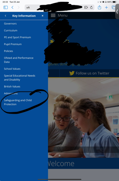 To ask a schools safeguarding policy