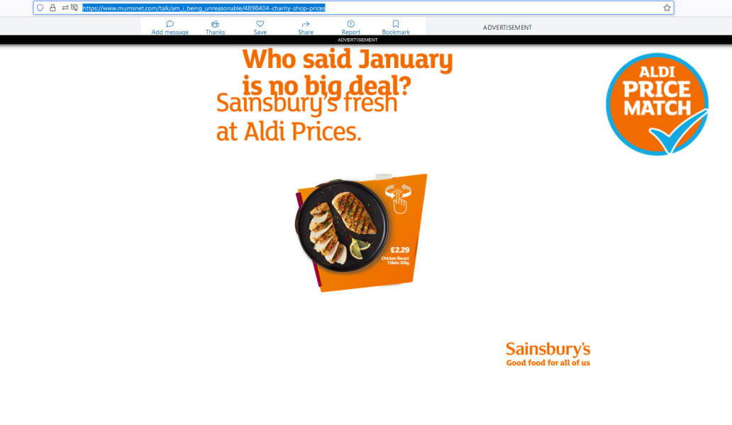 Sanisbury's ad
