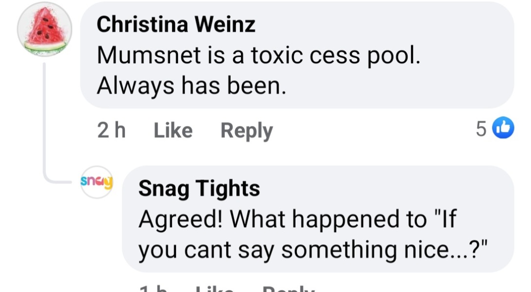 So Snag have responded exactly as expected unfortunately