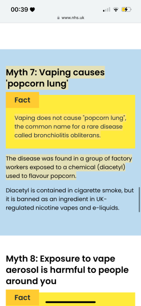 To be sick of vapes everywhere