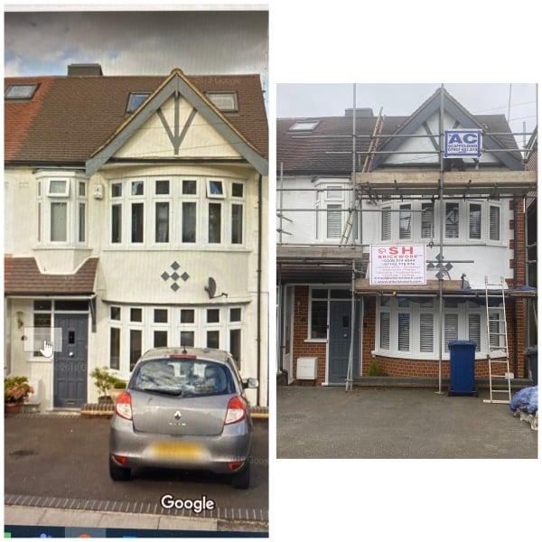 Removing masonry paint