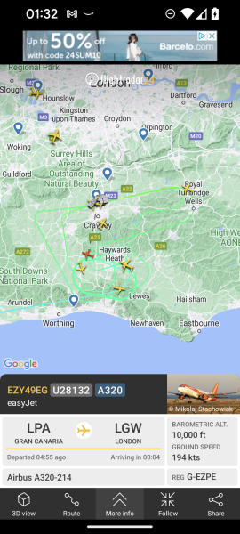 Flightradar Storm Isha part 2