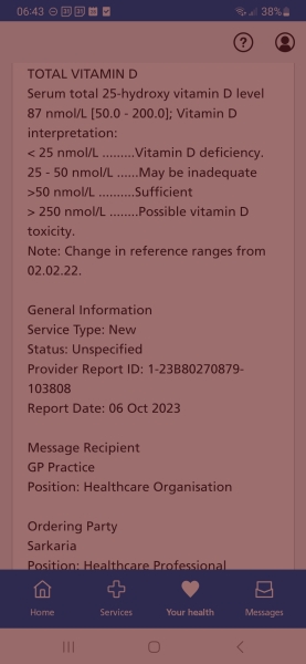 GP says my routine bloods are normal. Really?