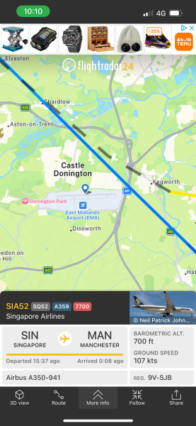 Flightradar Storm Isha part 2