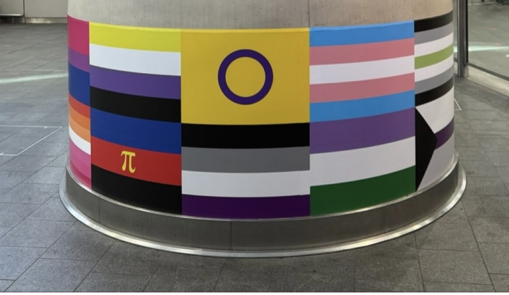 London Bridge railway station political gender flags - how to complain