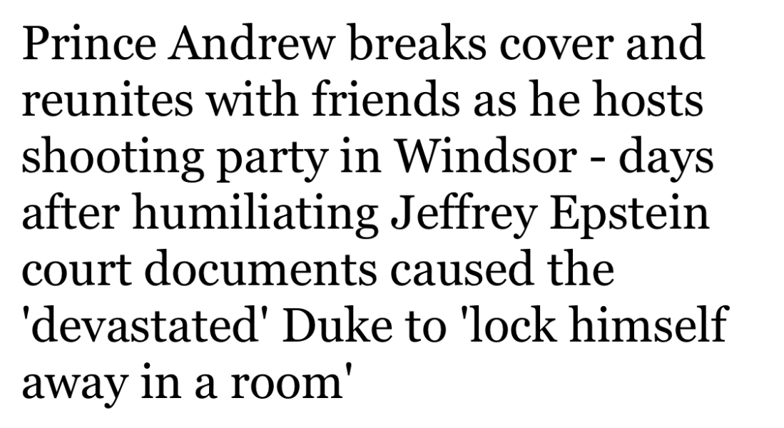 Prince Andrew Was Lying (and Sweating) From The Start, Wasn't He?