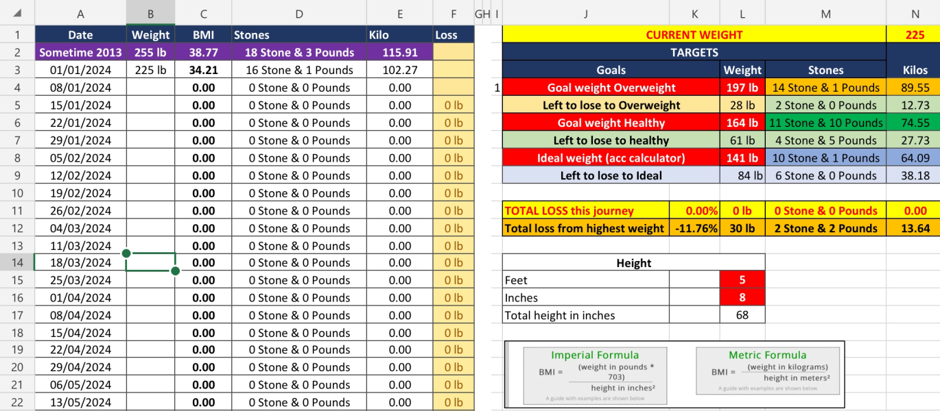 Daily weigh in thread