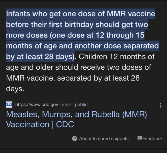 Chickenpox vaccine timing
