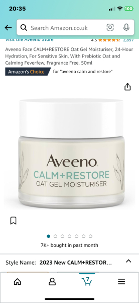 Gentle moisturiser not Cetaphil/Cerave