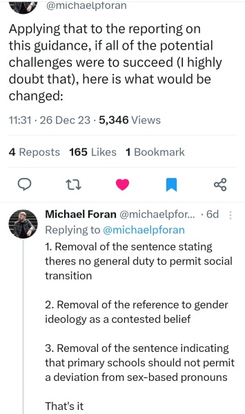 Government definition of gender identity ideology