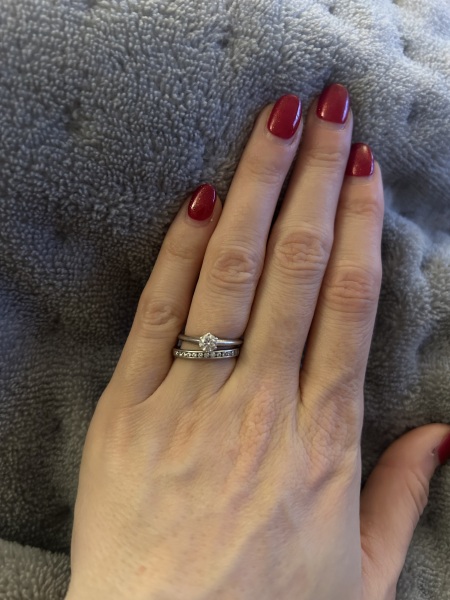 Does this ring look good on me? Tiffany Etoile "engagement" ring