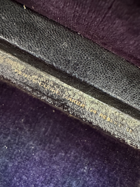 Small mystery from 1883. What does this name say and who was Percy Cooke?