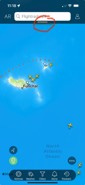 Flightradar - some poor passengers really aren't landing at Madeira at the moment