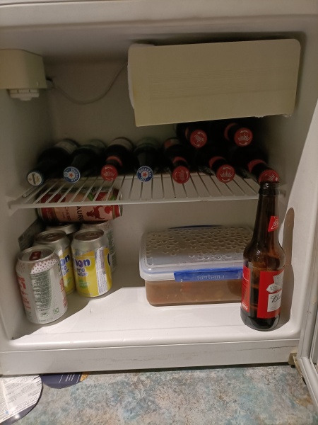 To ask you to show me your fridge?