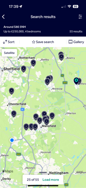 Struggling to find somewhere nice but affordable between Nottinngham and Sheffield