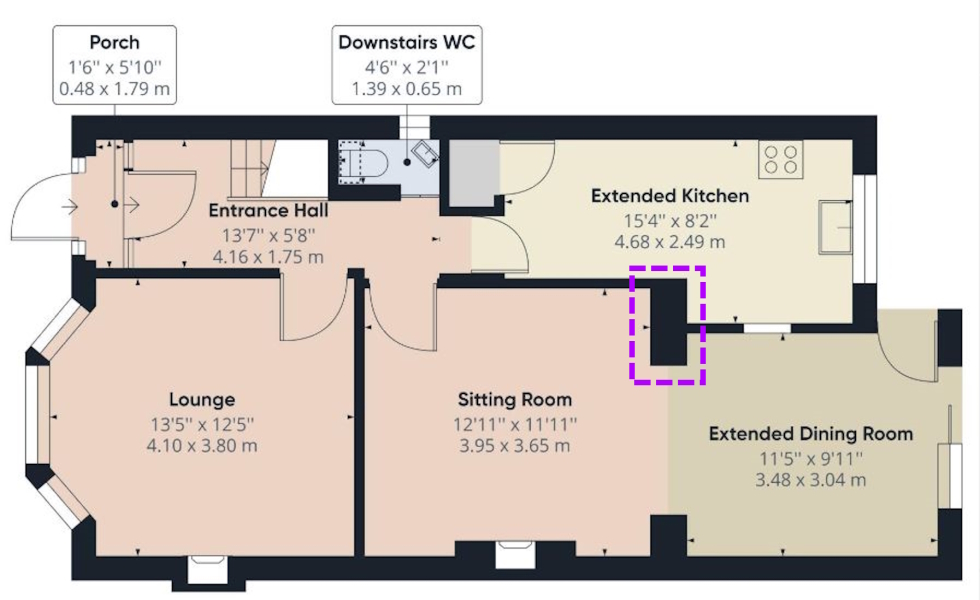 Floorplan suggestions - creating a kitchen-diner in an extended 1930's house