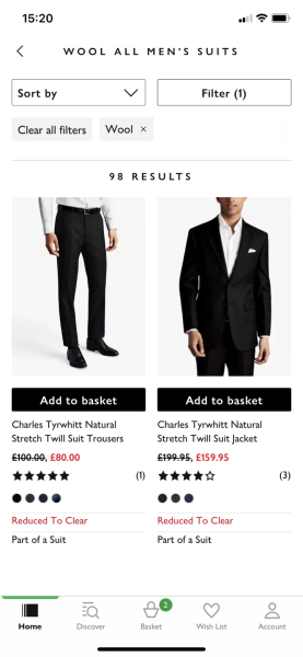 DS 19 wants a suit(s)