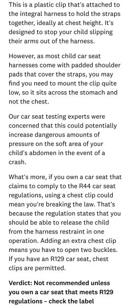 Child escaped car seat…referral to social services