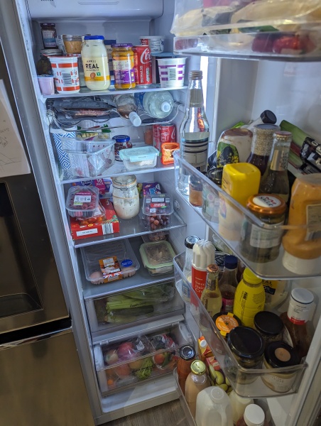 To ask you to show me your fridge?