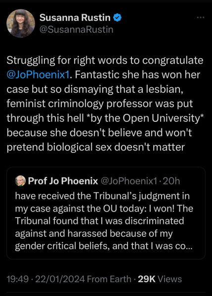Jo Phoenix in Woman’s Hour today (Tuesday)