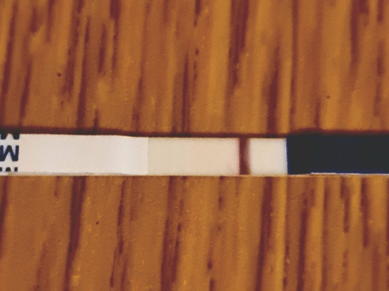 Am I going mad or is there a really faint line?