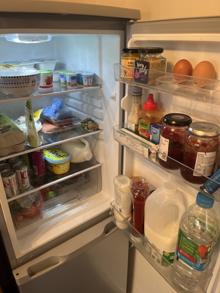 To ask you to show me your fridge?