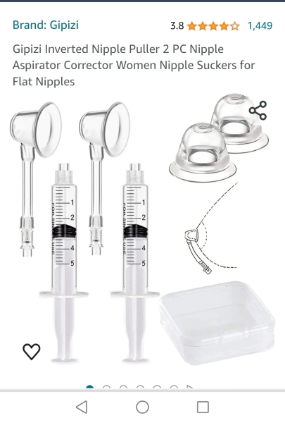 Inverted nipple and breastfeeding