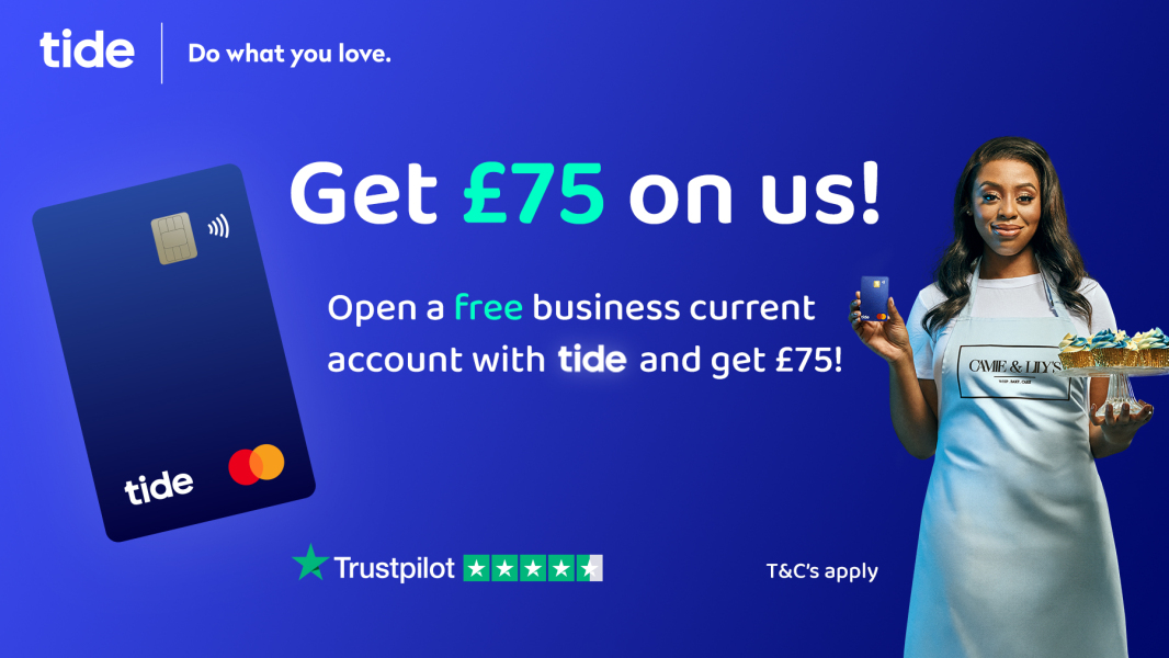 New Tide £75 for free link (takes 5 mins to sign up)