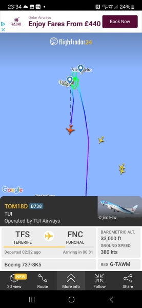 Flightradar - some poor passengers really aren't landing at Madeira at the moment