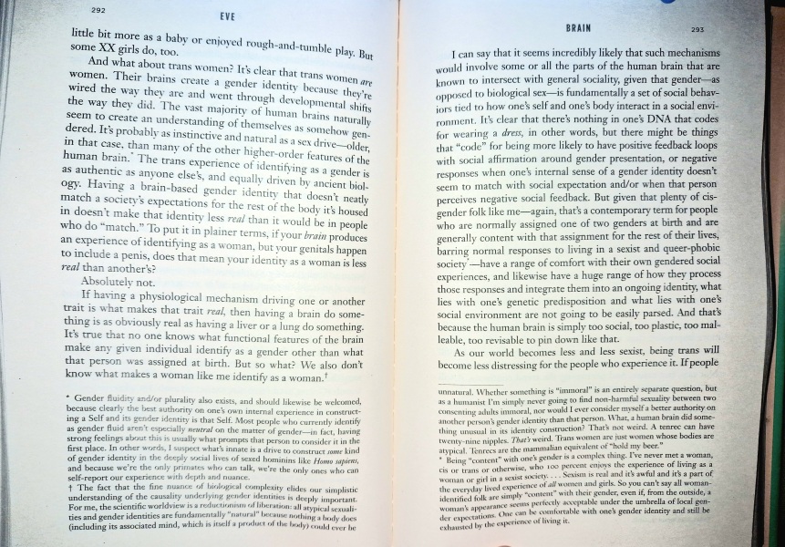 Eve: a new book about female evolutionary biology