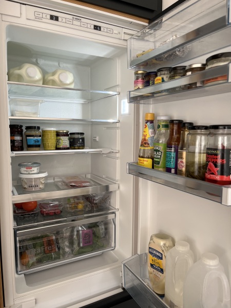 To ask you to show me your fridge?