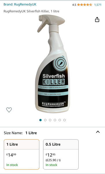 Do silverfish always mean there’s damp somewhere?