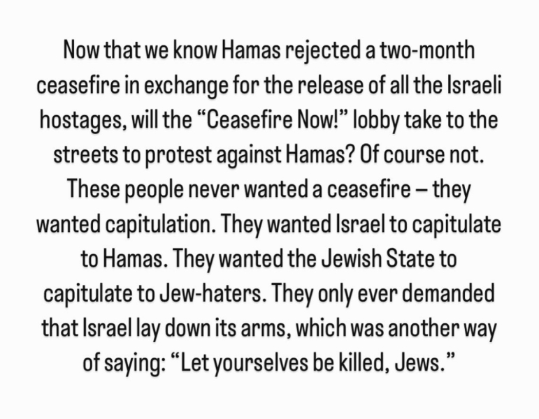 "The only purpose of these endless marches is to intimidate British Jews" (part two) ***MNHQ has tweaked the title in order to make the quote more clear***