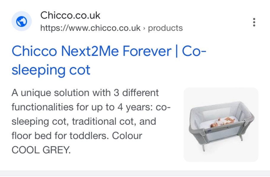 Bedside cribs