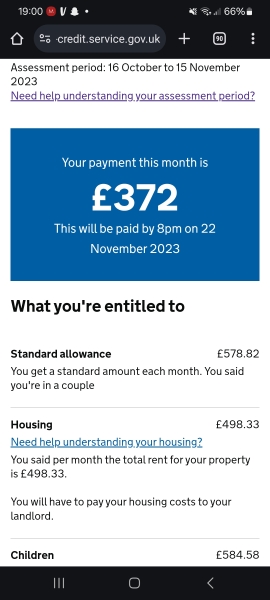 Cost of living  payment February