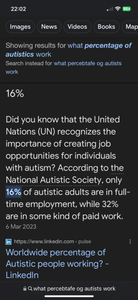 I'm autistic and I can not work