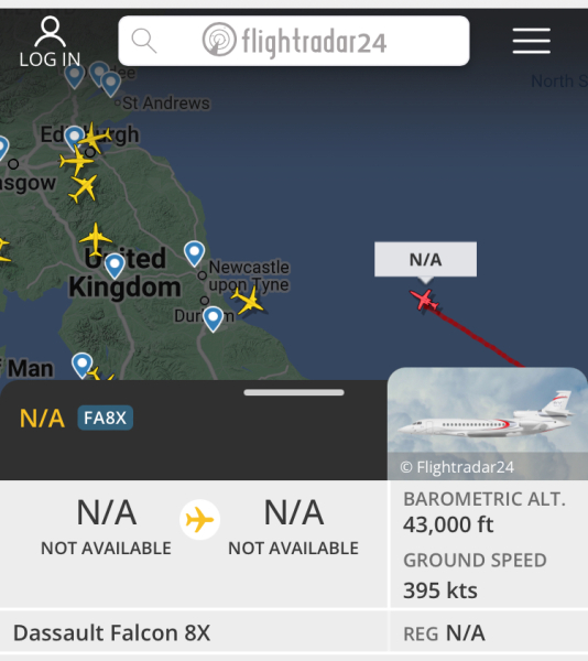 Flightradar Storm Isha part 2