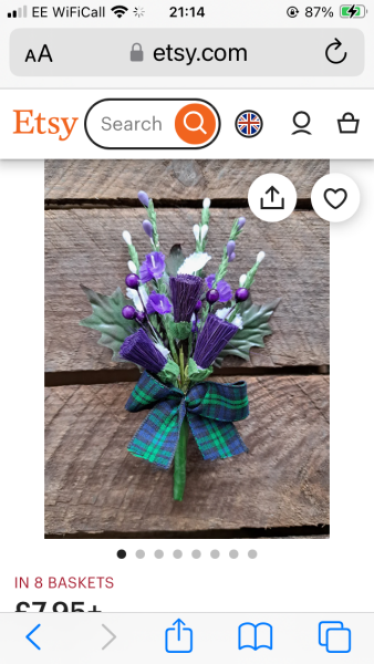 Burns night supper - need something tartan…….