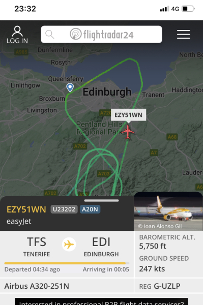 Flightradar Storm Isha part 2