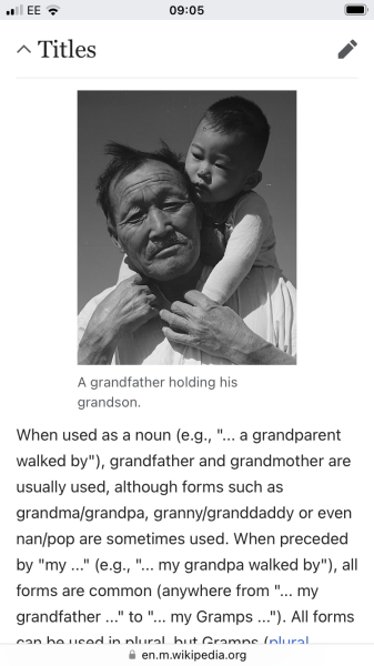 I want to be called Nonna but….