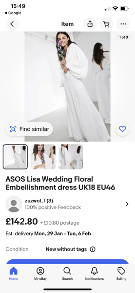 I should have bought the dress - please help.