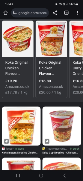 Colleague stealing my noodles
