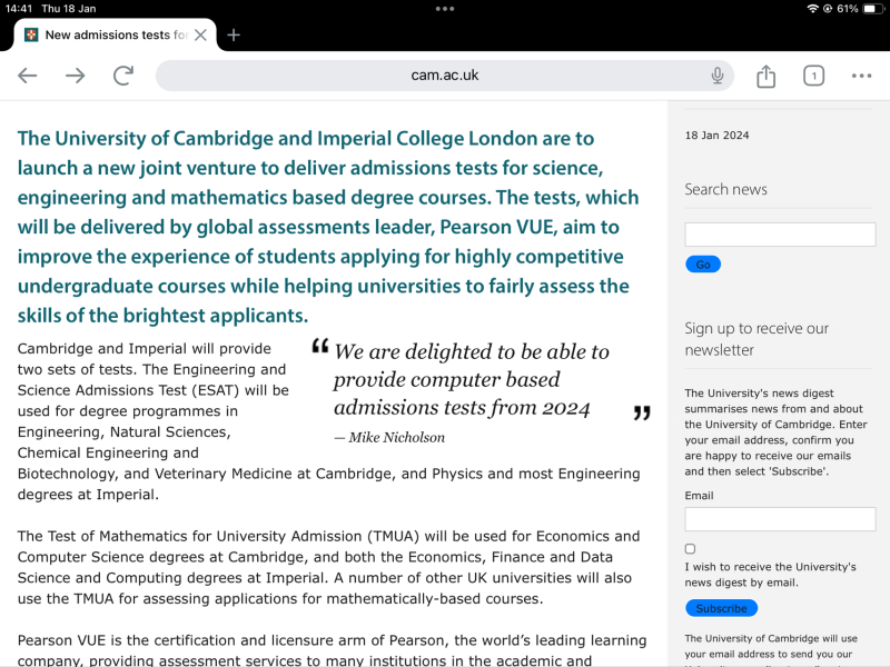 Oxbridge 2025