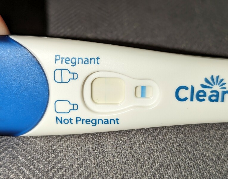 12dpo positive test or indent line