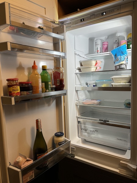 To ask you to show me your fridge?