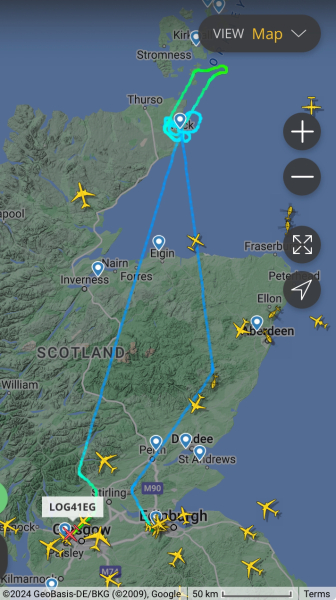Flightradar Storm Isha part 2