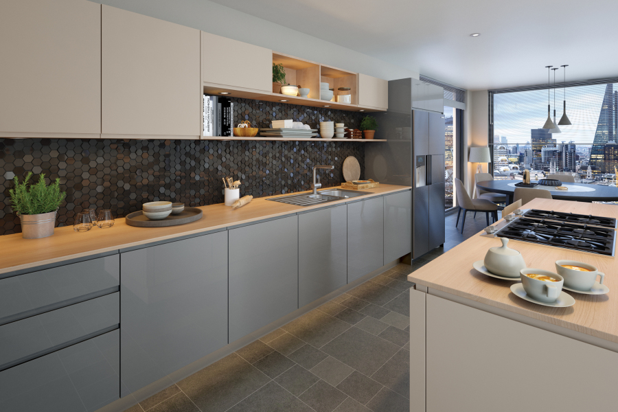 To ask opinions on my new kitchen..