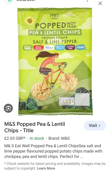 To say that the variety of crisps has gone downhill?