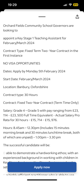 To think most people have no idea how little HLTAs/Teaching Assistants earn?